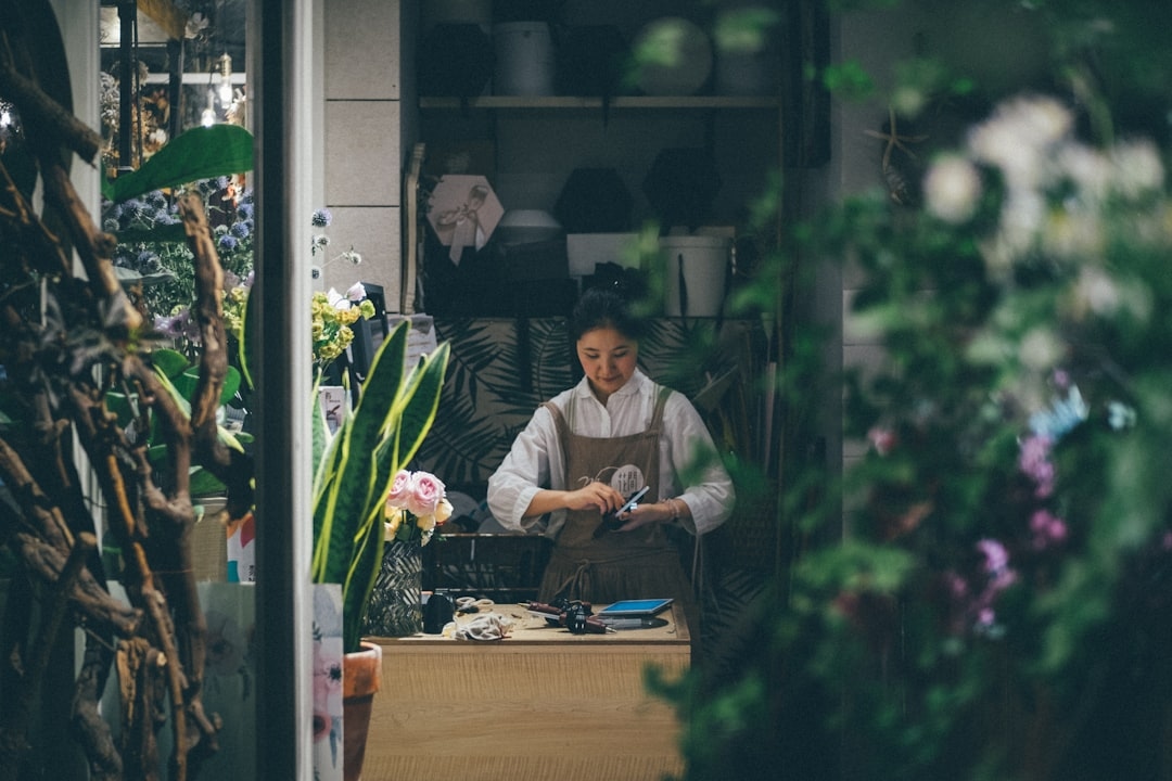 Small business owner working on digital transformation plans